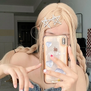 Y2K Étoile Strass Métal Barrettes À Cheveux Étincelant Alliage Forme D'Étoile Bec De Canard Pinces Latérales Mode Accessoires Cheveux Femme