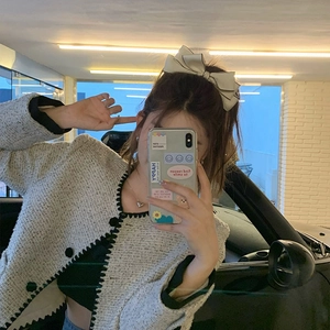 Elegante Fermaglio per Capelli con Fiocco in Tessuto Stile Francese per Donna Fiocco Fatto a Mano Clip a Molla Forcina Accessori per Capelli Vintage