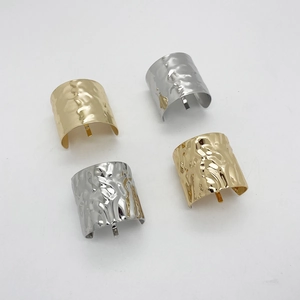 Hammered Metal Hair Hook Ponytail Clip Alloy Gold Silver Irregular Geometric Minimalist Hair Accessories For Women Party
