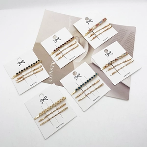 Mode Legering Strass Schuifspeldjes Kleurrijke Metalen Haarclips Ins Stijl Zoete Bos Strass Haaraccessoires Voor Vrouwen