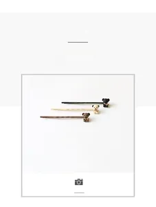 Set de 3 barrettes panda mates en noir, crème et marron avec détails de nœuds dorés
