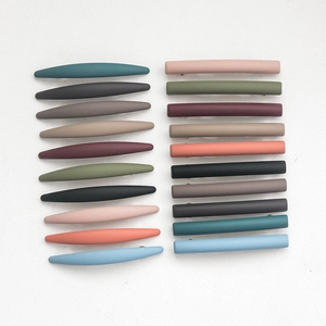 Lot de barrettes à cheveux géométriques mates en vingt couleurs Morandi variées