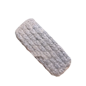 Tampon de rechange rectangulaire en fibre bleu-gris pour outils de nettoyage