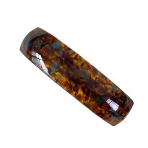 Classic tortoiseshell handmade hair clip for women with premium resin finish