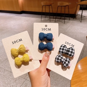 Kids Fabric Bow Hair Clips Cute Bowknot Hairpin For Girls Toddlers Children Korean Style Handmade Fashion Hair Accessories