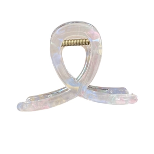 Molla per capelli iridescente stile sirena con elegante finitura perlata