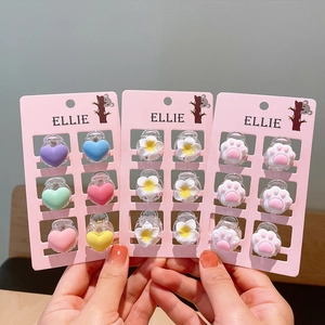 Süße Cartoon Frucht Tier Kinder Haarkrallen Mini Harz Pony Clip Haarnadeln Für Mädchen Kunststoff Haarschmuck Schmuck