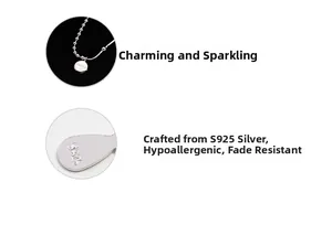 Detailed macro view of S925 sterling silver lucky pendant with engraved hallmark text