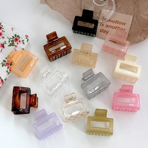 Geometrisch Hohl Kunststoff Haarklammer Für Damen Einfach Elegant Vintage Stil Rutschfest Starker Halt Haarschmuck Haarspange
