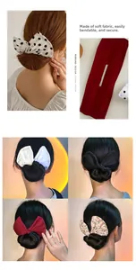 Detailed view of floral hair twist tool showing flexible inner wire and various patterns