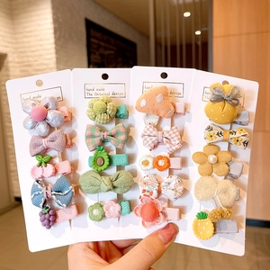 20-teiliges buntes Haarspangen-Set für Mädchen mit Blumen- und Schmetterlingsmotiven