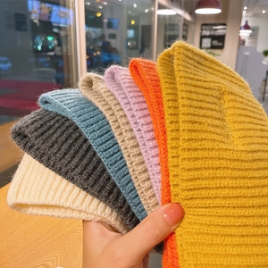 Fasce per capelli in lana spessa a coste in vari colori per inverno e trucco