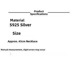 Detaillierte Angaben zur S925 Sterling Silber Saturn Halskette mit 43cm Kettenlänge