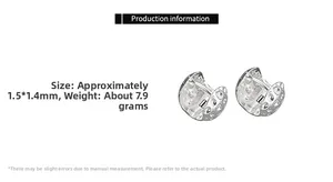Détails des créoles argentées texture lave avec dimensions et poids du bijou chic