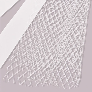 Elegant white bridal short veil with bow knot and pearl accents in delicate mesh net