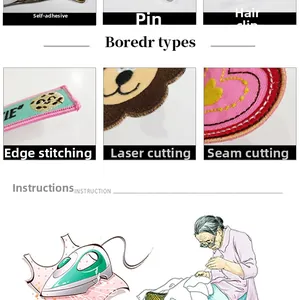 Detailed guide of embroidery patch backing options and border finishing types