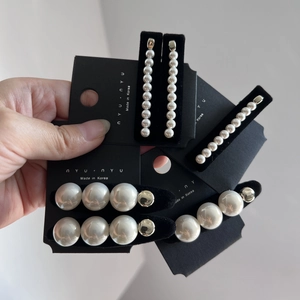 Pince à Cheveux élégante De Style Coréen Avec Künstliche Perles Artificielles Base En Alliage Doré Pince Latérale Pour Femme Bijoux