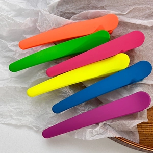 Matte Frosted Duckbill Hair Clips Candy Color Large Alligator Clips For Women Girls Hair Styling Makeup Washing Face Hairpins