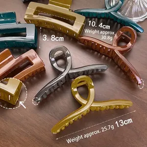 Französischer Stil große Haarklammern in Geleefarben für elegante Hochsteckfrisuren