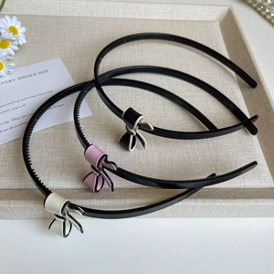 Süßer Schleifen Haarreif Für Damen Kunststoff Harz Haarband Mit Anti-Rutsch-Zähnen Handgefertigter Haarschmuck Für Den Alltag