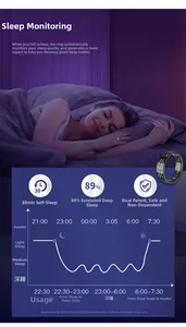 Dettaglio anello smart con dati monitoraggio sonno e sensori frequenza cardiaca