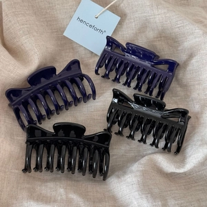 Large Butterfly Hair Claw Clip Glossy Resin Hollow Out Styling Tool For Women Daily Hair Accessory Rachel Style