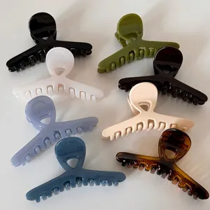 Large Hair Claw Clips Resin Plastic Strong Hold Non-Slip Elegant Vintage Hair Clamps For Women Thick Hair Daily Accessory