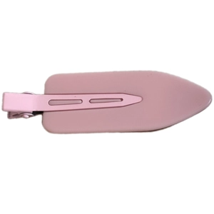 Pink seamless hair clip with candy color design for makeup and bangs styling