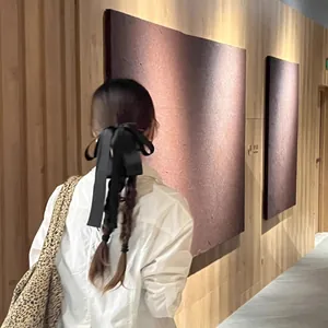 Détail d'une pince à cheveux à nœud en ruban noir sur un modèle aux cheveux tressés