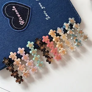 Barrette à Cheveux Fleurie Douce pour Femmes Pince à Cheveux Florale en Résine Style Vacances Bord de Mer Accessoires Cheveux