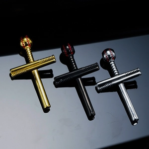 Titanium Staal Honkbalknuppel Kruis Hanger Ketting Voor Heren Met Tekst Gravering Gepolijst Sportieve Religieuze Sieraden Cadeau