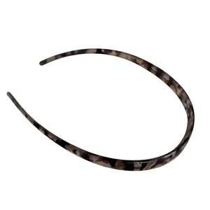 Serre-tête classique à motif léopard écaille de tortue avec dents antidérapantes pour femmes