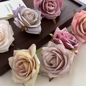 Morandi mist rose hair clips set in cream and pink tones for elegant styling