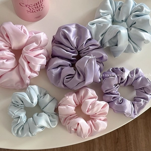 Elastici per Capelli in Raso Opaco Soffice Tinta Unita Cerchi per Capelli Accessori per Capelli Donna Strumenti per Styling