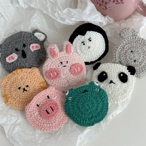 Barrettes à cheveux crochetées main aux jolis motifs d'animaux koala panda et grenouille