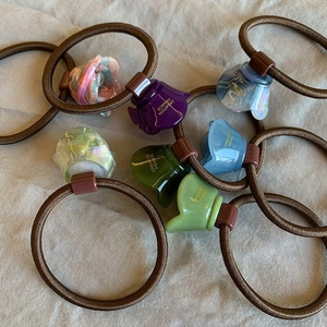 Elastico per Capelli Fatto a Mano in Tessuto a Forma di Rosa Dolce Decorazione Floreale in Acetato per Donna Ragazza Accessori