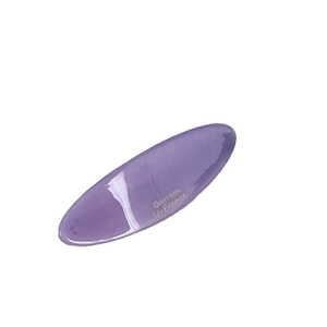 Elegant lavender acetate barrette hair clip with white Barrette La France lettering