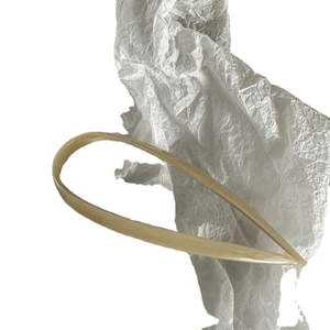 Elegant minimalist acetate hair clip in creamy beige for vintage bun hairstyles