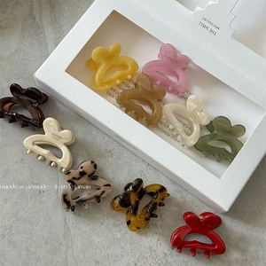 French Style Mini Acetate Butterfly Hair Claw Clips For Women Girls Tortoiseshell Small Hair Clips Hair Accessories Jewelry