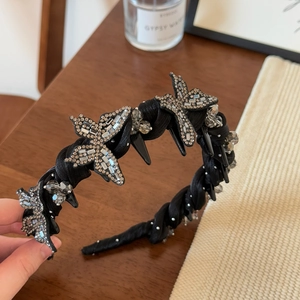 Funkelndes Kristall-Schmetterling-Haarband mit rutschfestem Kamm für elegantes Styling