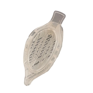 Leaf-shaped acrylic hair claw clip with frosted transparent finish for women hairstyles