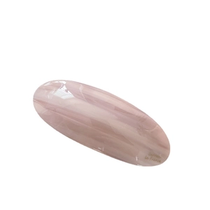 Barrette à cheveux effet marbre rose avec gravure dorée Barrette La France