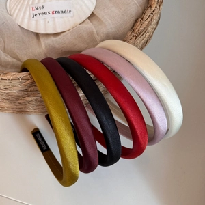 Lot de 6 serre-têtes en velours rembourrés multicolores au design élégant et moderne