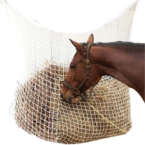 High Density Woven Mesh Hay Bag Slow Feeder For Horses Large Capacity Durable Equestrian Feeding Net Bag Outdoor Farm Gear
