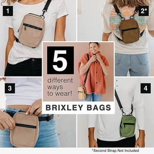 Versatile mini canvas crossbody bag for women with 5 stylish ways to wear it comfortably