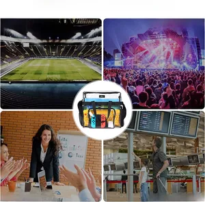 Sac fourre-tout transparent en PVC approuvé pour le stade pour voyages et événements