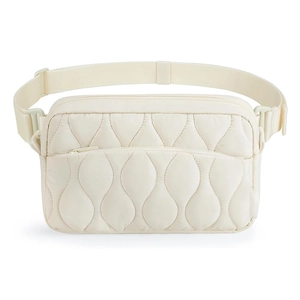 Mode Golf Gewatteerde Heuptas Voor Vrouwen Nylon Crossbody Borsttas Met Verstelbare Riem Waterdichte Reistas Fanny Pack