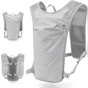 Lightweight Breathable Nylon Sports Backpack Running Hydration Vest For Cycling Marathon Hiking Adjustable Outdoor Vest Bag