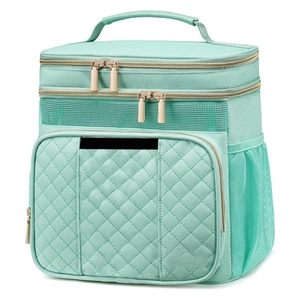 Large Hanging Toiletry Bag For Women Men Waterproof Oxford Cloth Double Layer Travel Makeup Organizer Bathroom Shower Caddy Bag
