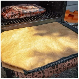 Insulated waterproof BBQ bag with vintage craft logo for outdoor camping and picnics